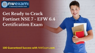[UPDATED] Fortinet NSE 7 - EFW 6.4 Certification Exam Sample Questions and Answers