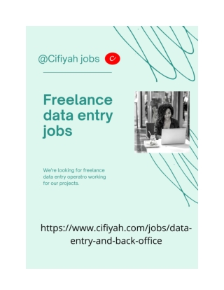 How do I become a freelance data entry operator?