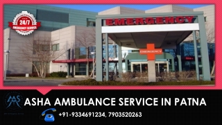 Hire Best ICU Medical Ambulance Service Patna |ASHA