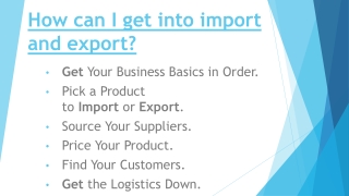 Global Import Export Data