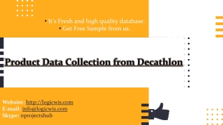Product Data Collection from Decathlon