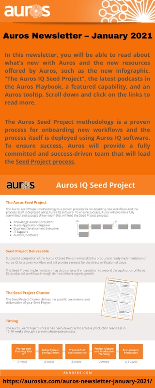 Auros Newsletter – January 2021