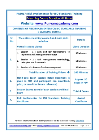 Ready-Made Risk Implementer for ISO Standards