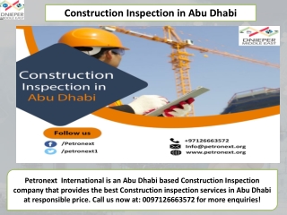 Construction Inspection in Abu Dhabi
