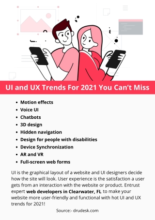 UI and UX Trends for 2021 You Can’t Miss