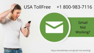 Best Solution if Gmail Not Working | 18009837116 Call