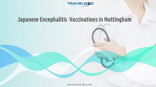 Japanese Encephalitis Travel Vaccinations