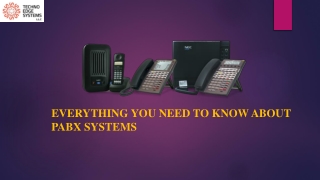 Everything you Need to Know About PABX Systems in Dubai