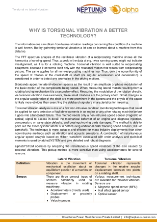 Why Is Torsional Vibration A Better Technology?