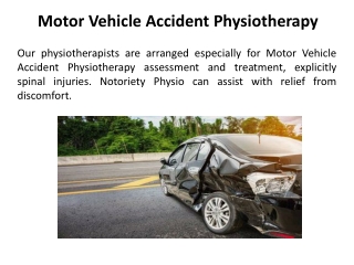 Motor Vehicle Accident Physiotherapy in Camrose