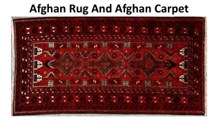 Afghan rugs