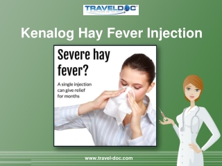 Kenalog Hay Fever Injection