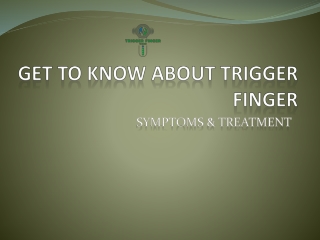 A Pain free Solution for Trigger Finger Treatment at Home