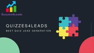 Best Quiz Lead Generation Tool - Quizzes4Leads