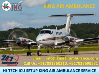 Top and Best ICU Air Ambulance in Delhi and Patna-King Ambulance