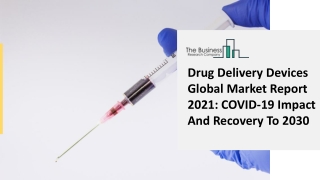 Drug Delivery Devices Market 2021 Statistics, Trends, Research And Review