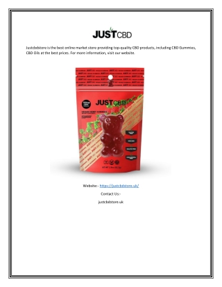 cbd gummies|Justcbdstore.uk