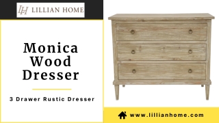 Traditional 3 Drawer Dresser at $1,476 | Lillian Home