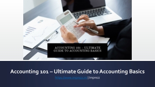 Accounting 101 - Ultimate Guide to Accounting Basics - Imprezz