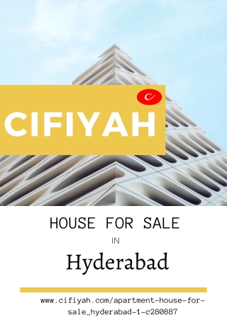 House for sale in Hyderabad-Types of Question Arise