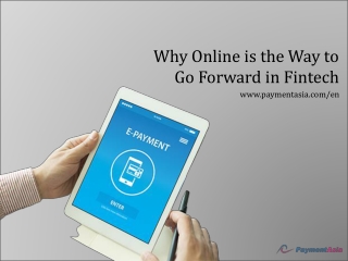 Why Online is the Way to Go Forward in Fintech