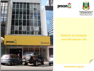 Relatório de atividades Janeiro 2007 a Novembro 2010