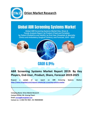 ABR Screening Systems Market Size, Share, Impressive Industry Growth, Report 2025