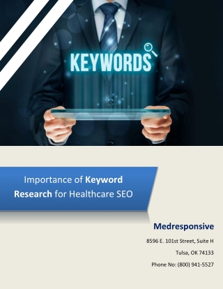 Importance of Keyword Research For Healthcare SEO
