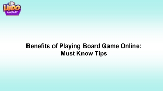 Benefits of Playing Board Game Online: Must Know Tips