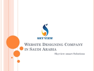 Website Designing Company in Saudi Arabia