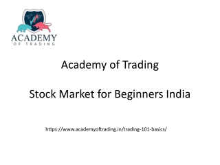 Stock Market for Beginners India