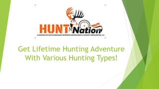 Best Outfitter for Hunting Trips | Hunt Nation