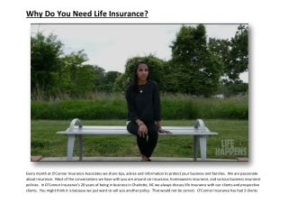Why Do You Need Life Insurance?