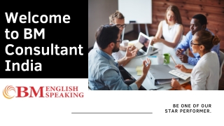 English speaking classes online | BM Consultant India | Enhance your skills