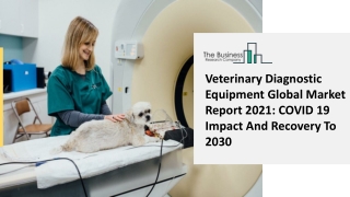2021 Veterinary Diagnostic Equipment Market Share, Restraints, Segments And Regions