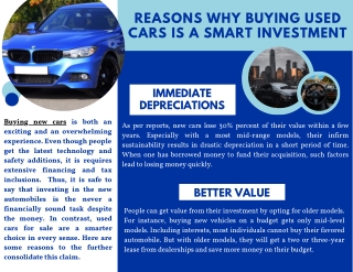 Reasons Why Buying Used Cars Is A Smart Investment