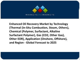 Enhanced Oil Recovery Market May Set New Growth Story