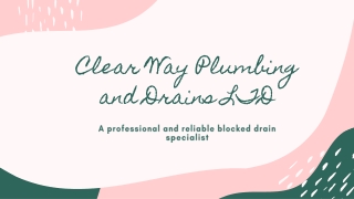 Blocked Drains in Middlesex