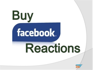 Steps to Getting Facebook Reactions