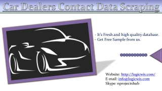 Car Dealers Contact Data Scraping