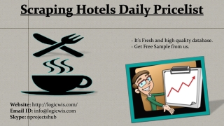 Scraping Hotels Daily Pricelist
