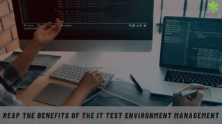 Reap The Benefits Of The IT Test Environment Management