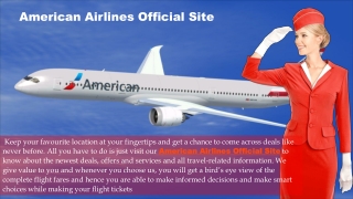 American Airlines Official Site