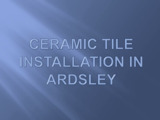 Ceramic Tile Installation in Ardsley