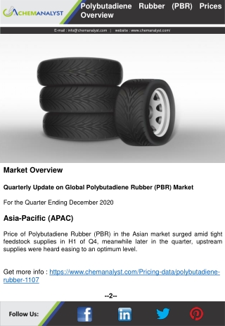 Polybutadiene Rubber (PBR) Price, Prices, Pricing, Market and Analysis | ChemAnalyst