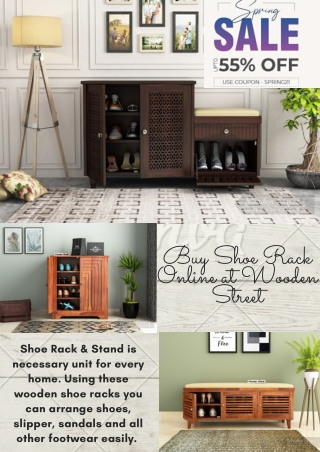 Buy Best Wooden Shoe Rack Online @ Wooden Street
