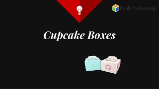 Custom Cupcake Boxes