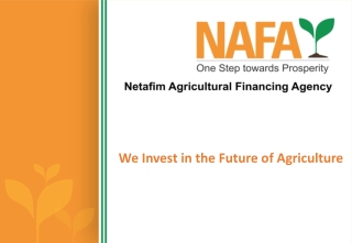 Financing Solutions for Climate Resilient, Future Ready and Profitable Farming