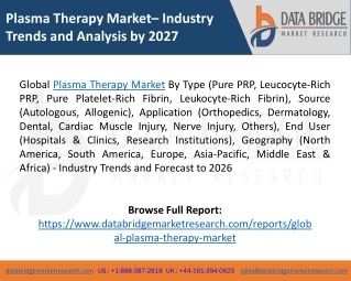 Plasma Therapy Market Trends, Analysis, Key Players and Forecast 2026