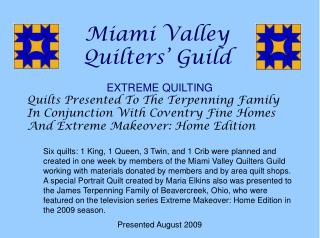 Miami Valley Quilters’ Guild